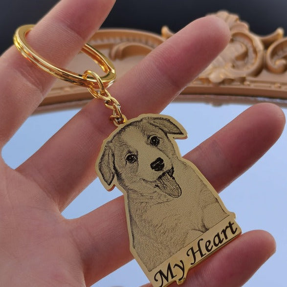 Personalized Pet Photo Keychain