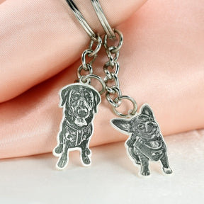 Personalized Pet Photo Keychain