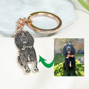 Personalized Pet Photo Keychain