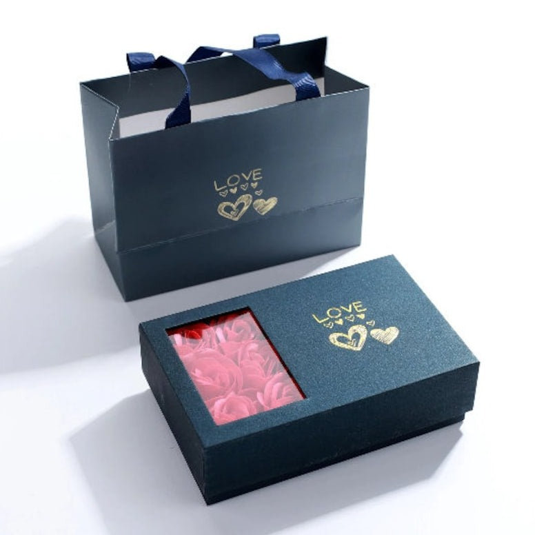 Love Letter Envelope with Rose Gift Box