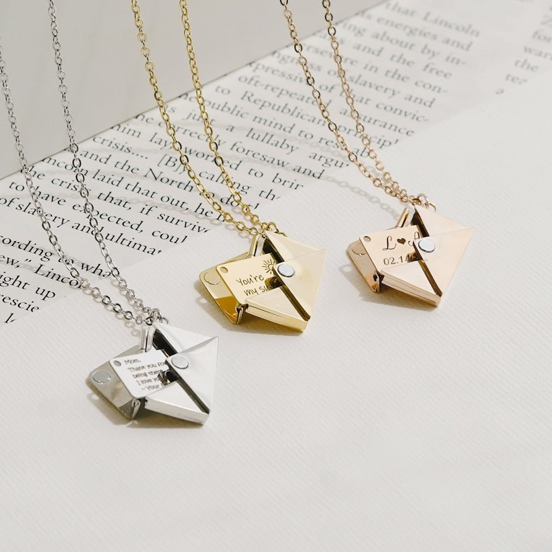 Love Letter Envelope Necklace